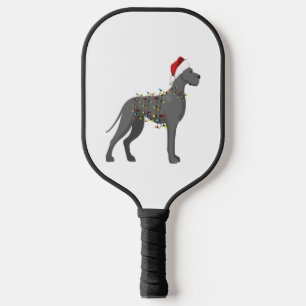 Great Dane Holiday Weihnachtslicht Pickleball Schläger
