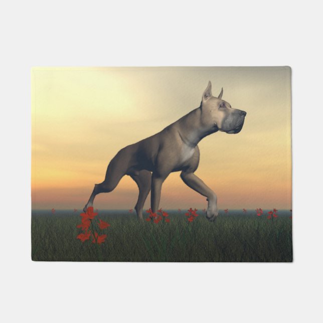 Great dane-Hund Fußmatte (Vorderseite)