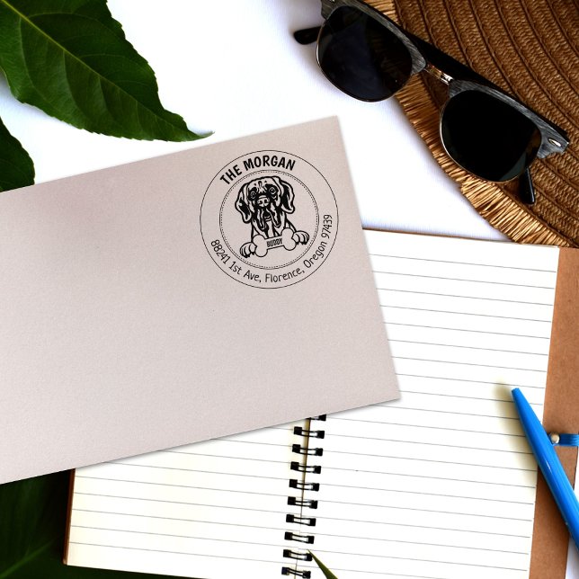 Great Dane Hund Rücksendeadresse Gummistempel (Von Creator hochgeladen)