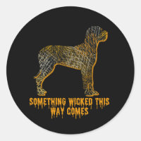 Great Dane Hund Silhouette Spaß Orange Blk Hallowe