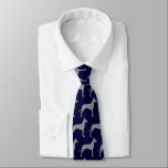 Great Dane Hund Silhouetten Muster Blau und Grau Krawatte<br><div class="desc">Diese originelle "Great Danes Muster Hals Krawatte" ist ein tolles Geschenk für Hundedads! Diese coole Krawatte ist in verschiedenen Farbvarianten erhältlich und macht eine Aussage für jeden, der eine große Däne Liebe hat. Ein phantastisches Geschenk für den Typ, der eine Krawatte für Geschäftsreisen oder für besondere Veranstaltungen wie z.B. Urlaubsprogramme,...</div>