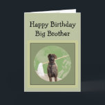 Great Dane Hunde Humor Geburtstag Big Brother Fun Karte<br><div class="desc">Großer Dane-Hunde Humor für Geburtstagspass</div>