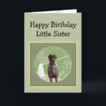 Great Dane Hunde Humor Geburtstag Little Sister Fu Karte<br><div class="desc">Great Dane Hunde Humor für Geburtstagsfinsternis</div>