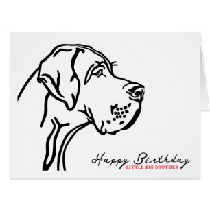 Great Dane Kopfzeichnung
