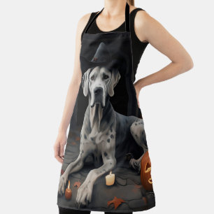 Great Dane Kürbisse Halloween Grusel Flip Schürze
