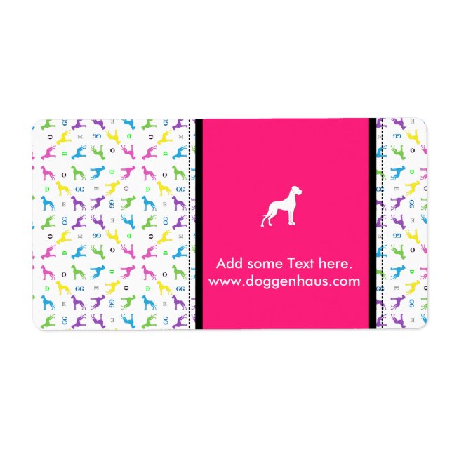 Great Dane Label (Vorne)