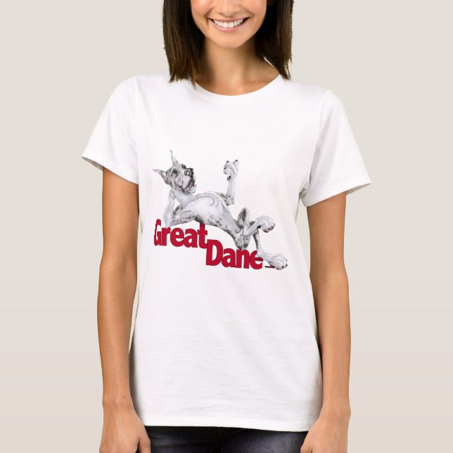 Great Dane Laid Back MerleB T-Shirt (Vorderseite)