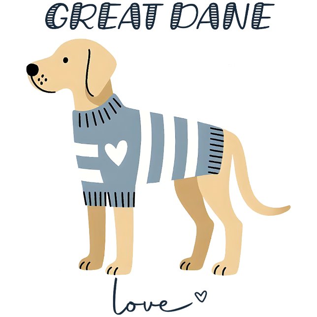 Great Dane Liebe T-Shirt (Von Creator hochgeladen)