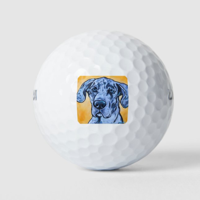 Great Dane Merle Golfball (Vorderseite)