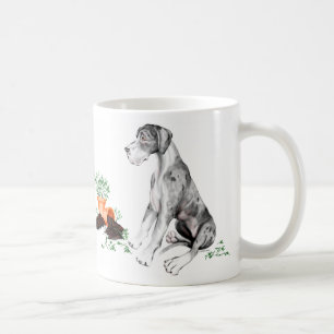Great Dane Naughty Pup MerleB UC Kaffeetasse