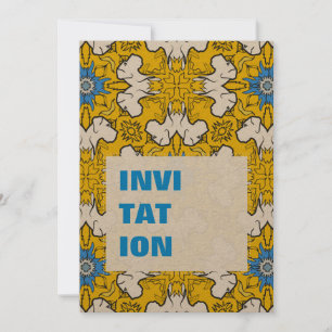 Great Dane Pattern Blau