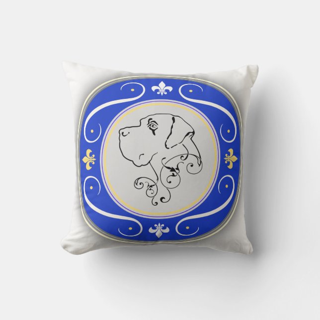 Great Dane Pillow Kissen (Vorderseite)