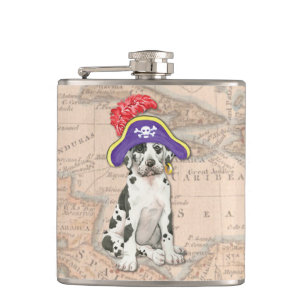 Great Dane Pirate Flachmann