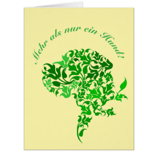 Great Dane portrait made of leafs 