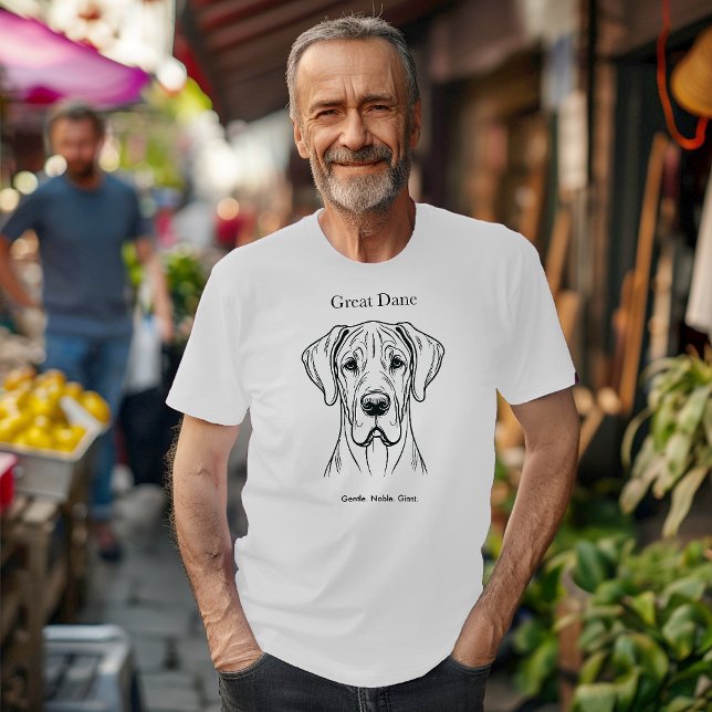Great Dane Portrait T-Shirt (Von Creator hochgeladen)