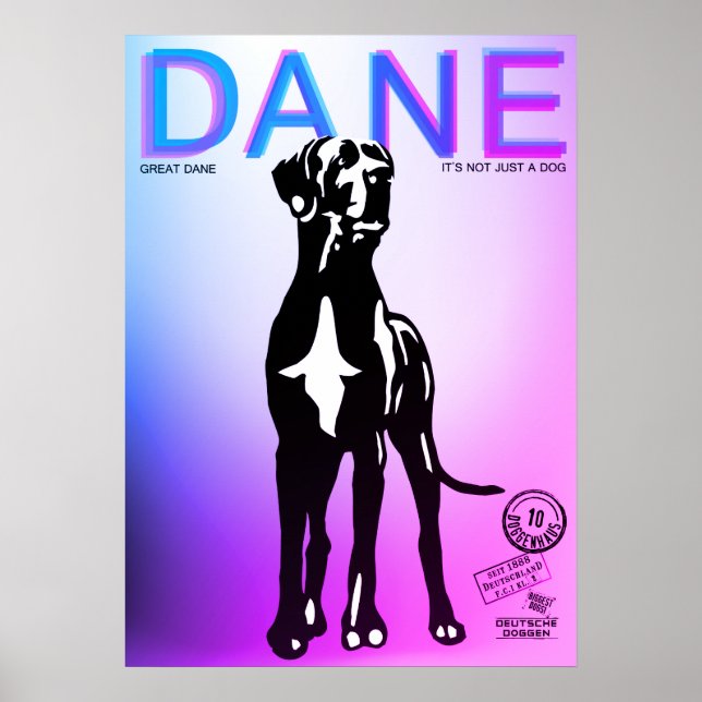 Great Dane Poster (Vorne)