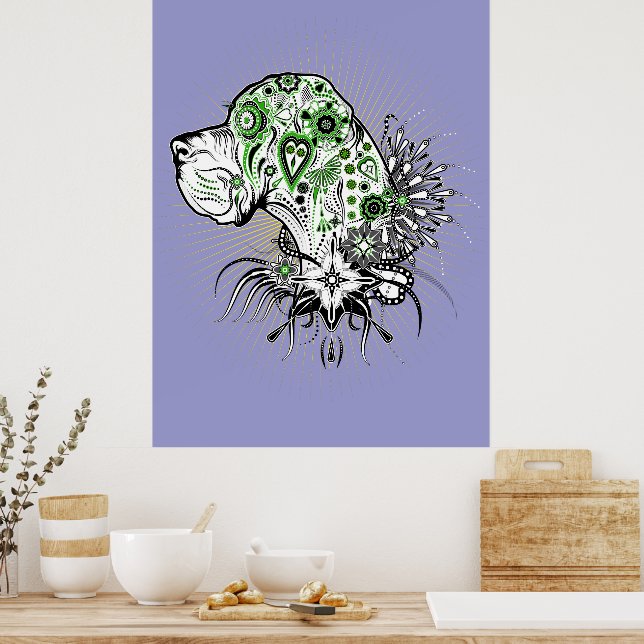 Great Dane Poster (Küche)