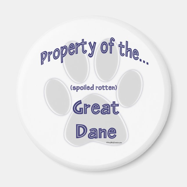 Great Dane Property - Magnet (Vorne)