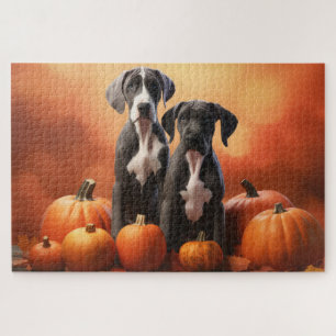 Great Dane Puppy Autumn Delight Pumpen