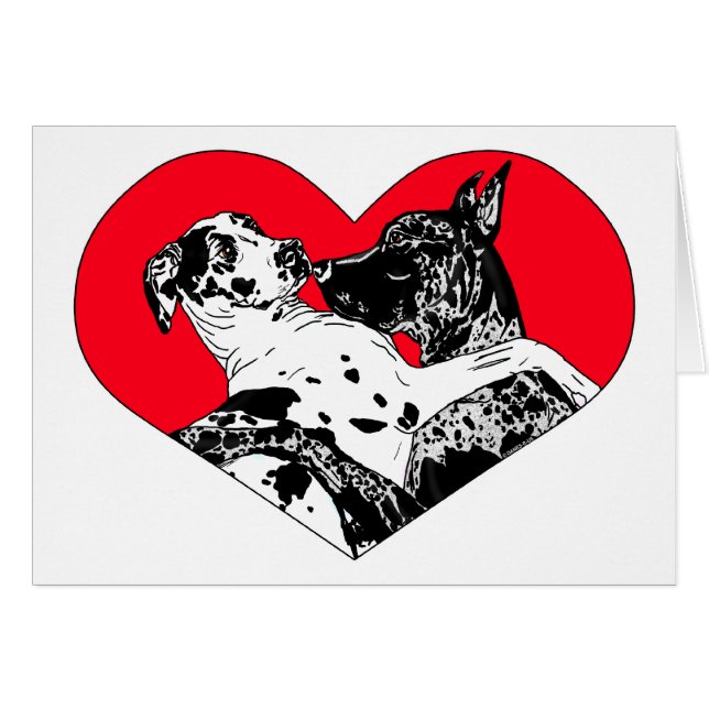 Great Dane Puppy Liebe - Individuell (Vorderseite (Horizontal))