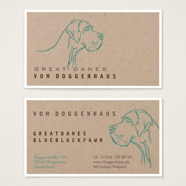 Great Dane Pure Zeichnend (Vorne & Hinten)