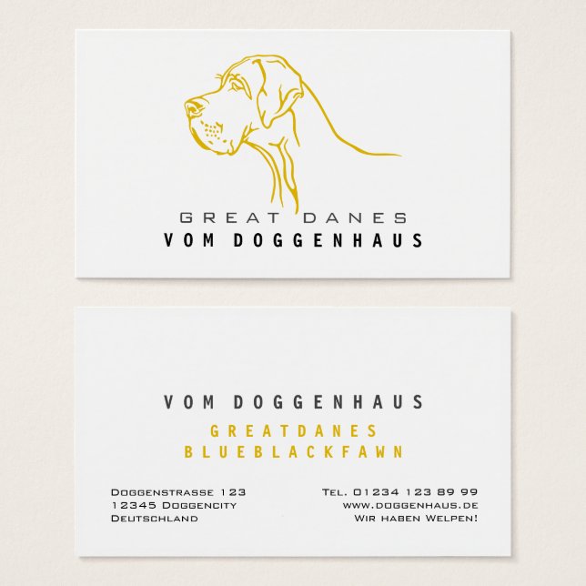 Great Dane Pure Zeichnend (Vorne & Hinten)