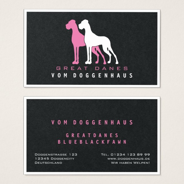 Great Dane rein (Vorne & Hinten)