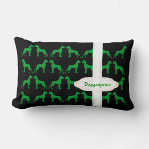 Great Dane Sammlung grün Orange Lendenkissen