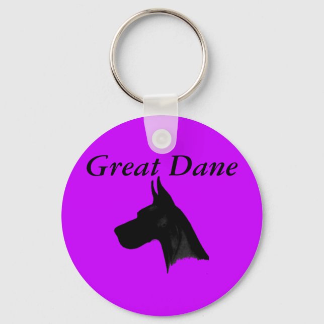 Great Dane Schlüsselanhänger (Vorderseite)