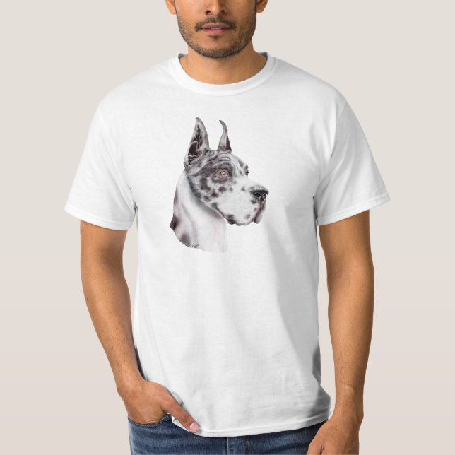 Great Dane Show Colors Harlequin T-Shirt (Vorderseite)