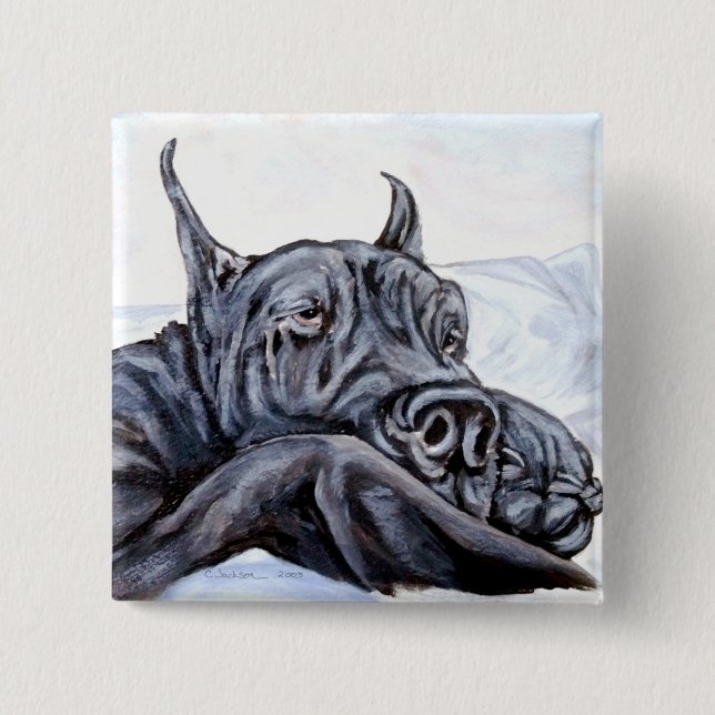 Great Dane Sofa Dreams Button (Vorderseite)