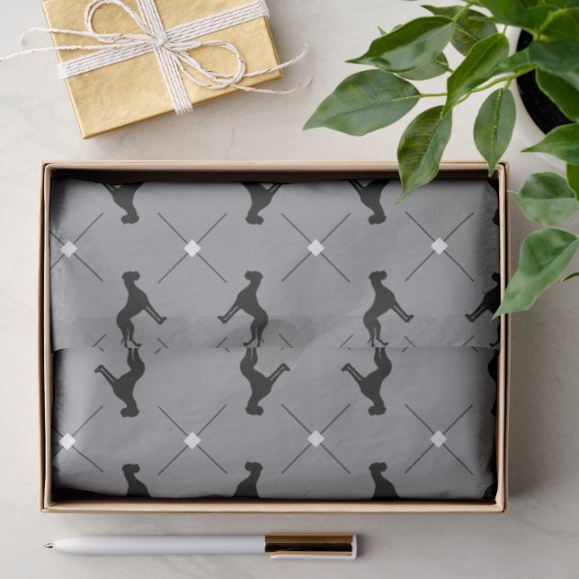 Great Dane Steampunk  Seidenpapier (Geschenk)