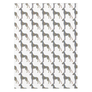 Great Dane Streifen Tischdecke