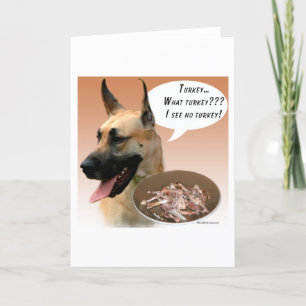 Great Dane Türkei Feiertagskarte