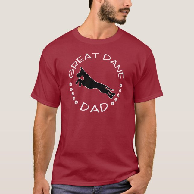 Great Dane Vater Jumper T-Shirt (Vorderseite)