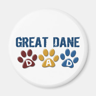 GREAT DANE Vater Paw Print 1 Magnet