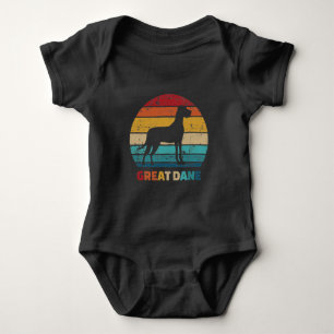 Great Dane Vintage Baby Strampler