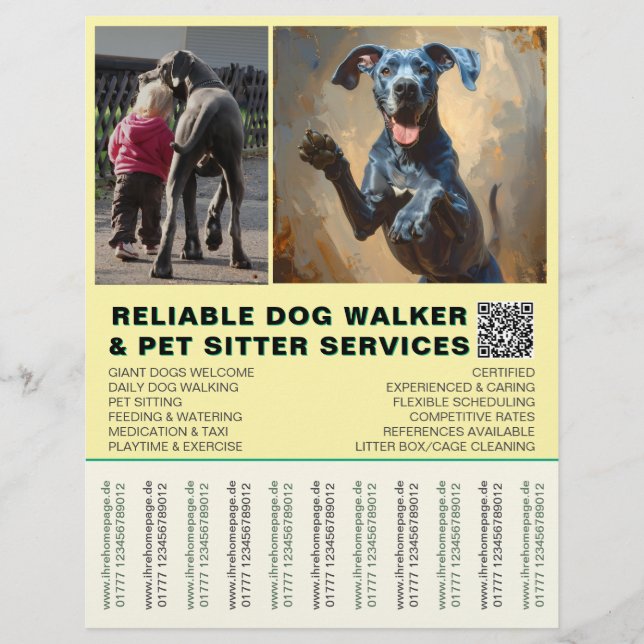 Great Dane Walker Simple Strip Flyer (Vorne)
