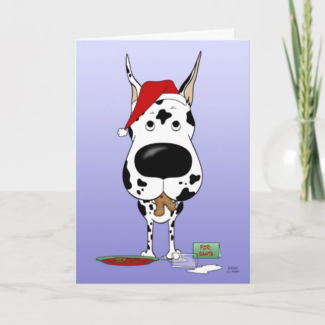 Great Dane Weihnachten (Vorderseite)