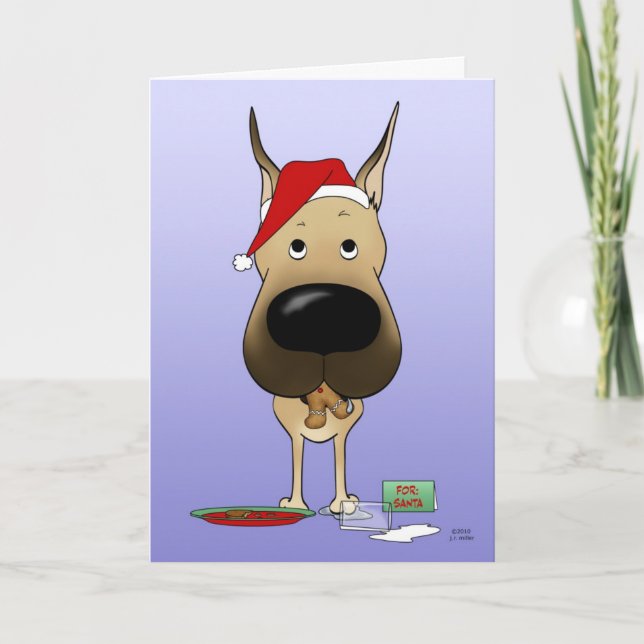 Great Dane Weihnachten (Vorderseite)