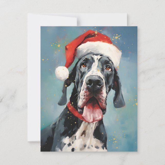 Great Dane Weihnachten (Vorderseite)