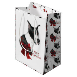 Great Dane Weihnachten Mittlere Geschenktüte