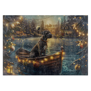 Great Dane Weihnachtliche Reise Schneidebrett