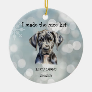 "Great Dane" Weihnachtsschmuck für Haustiere