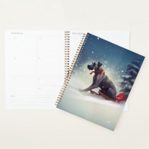 Great Dane Weihnachtsschnee Winter Planer