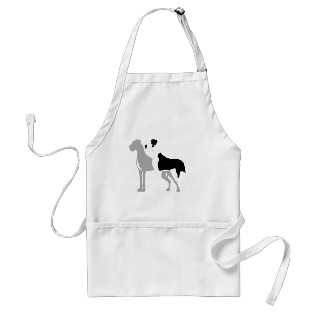 Great Danes Blue Boston Schürze (Vorne)