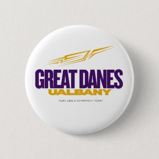 Great Danes UAlbany - Uni Baseball Spirit Button