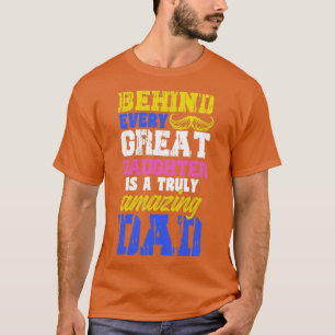 Great Daughter Phantastischer Vater Vater-Tochter- T-Shirt