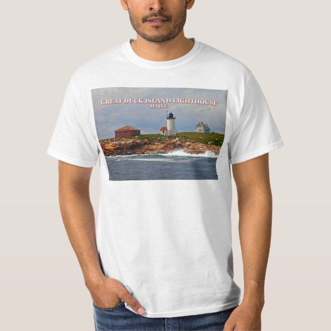 Great Duck Island Lighthouse, Maine T - Shirt (Vorderseite)