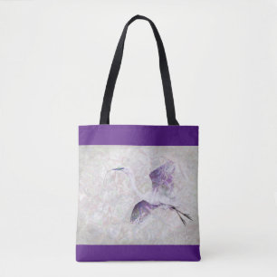 Great Egret Digital Art Tote Bag Tasche